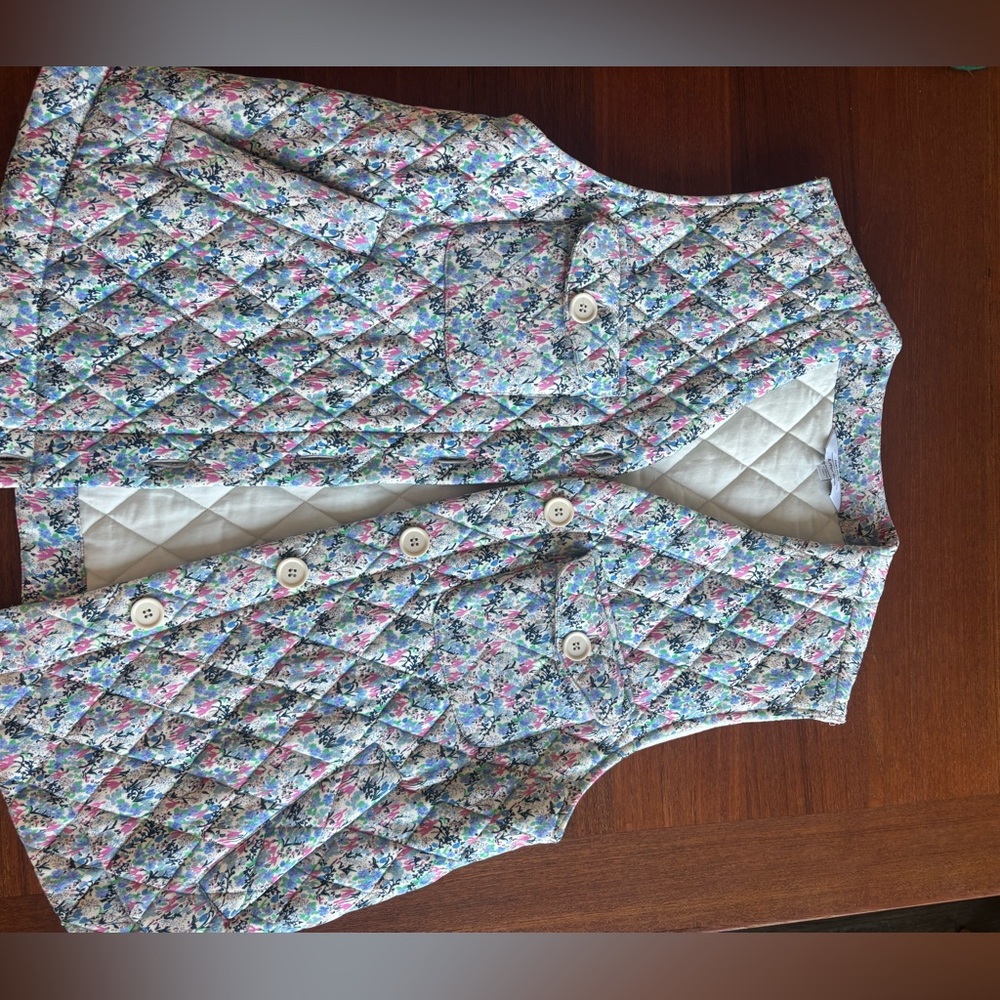& other stories - floral cotton vest